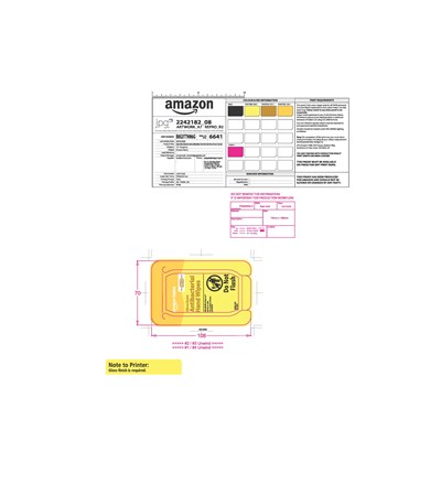 20ct Citrus Label (Amazon Citrus 20ct Label)